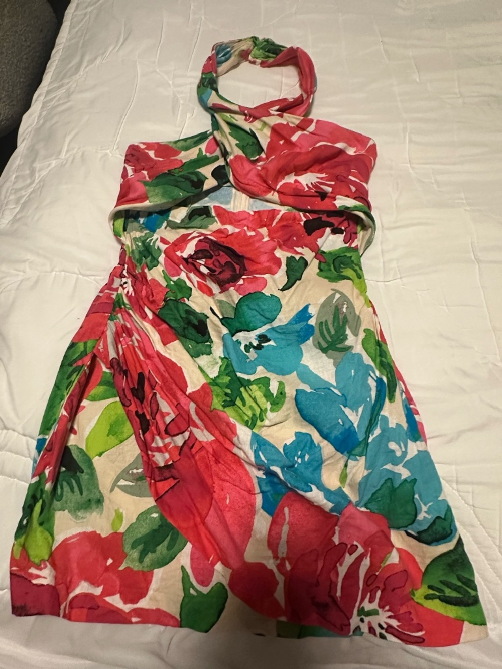 Zara Floral Print Mini Dress